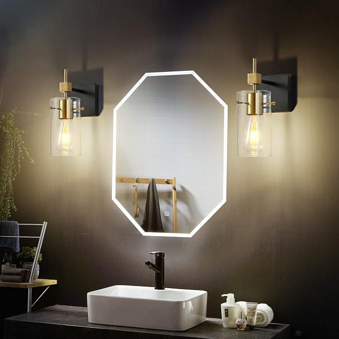 SOLFART 1 Light Vintage Vanity Light Bathroom Light Fixture Over Mirror - Image 7