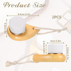 2pcs Soft Bristle Face Cleansing Brush Manual Face Brush - Image 2