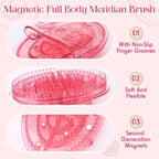 2 Pcs Meridian Massage Brush Magnetic Full Body Meridian Brush Beauty Salon - Image 3