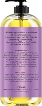 New York Biology Sore Muscle Massage Oil 8 Fl Oz – Made - Image 2