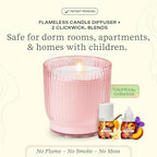 Lifelines Flameless Candle Aromatherapy Essential Oil Diffuser - Image 2