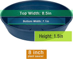 Plant Saucer 8 Inch 4 Pack 6 8 10 12 14 16 18 20 25, Plastic Plant Trays - Image 2