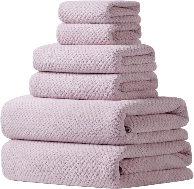 Extra Large Bath Towels Set for Bathroom 30x60 Inches Super Soft Light Weight by HVMSTOWELS
