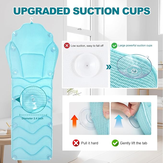 Full Body Bath Pillow for Bathtub - Image 5