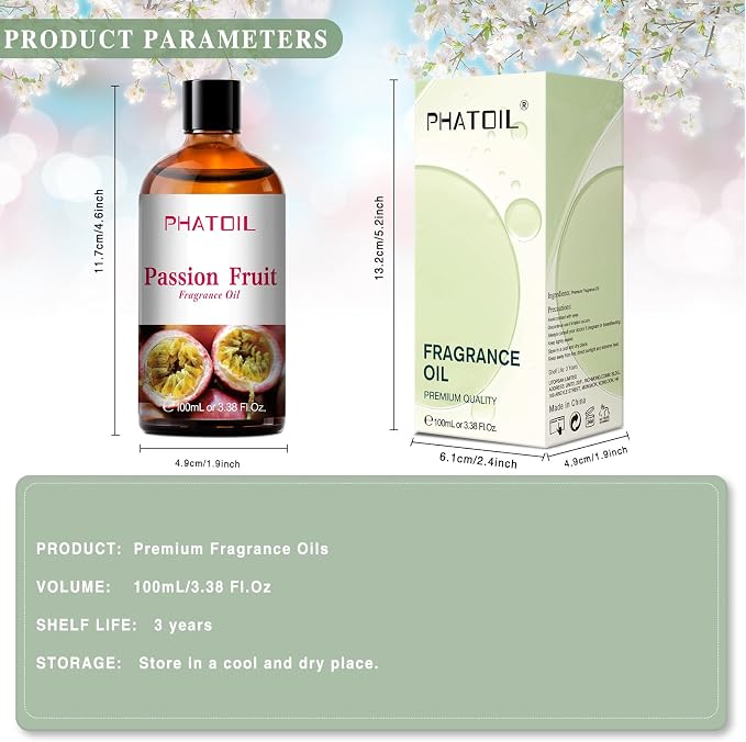 PHATOIL 3.38FL.OZ Passion Fruit Fragrance Oils - Image 6
