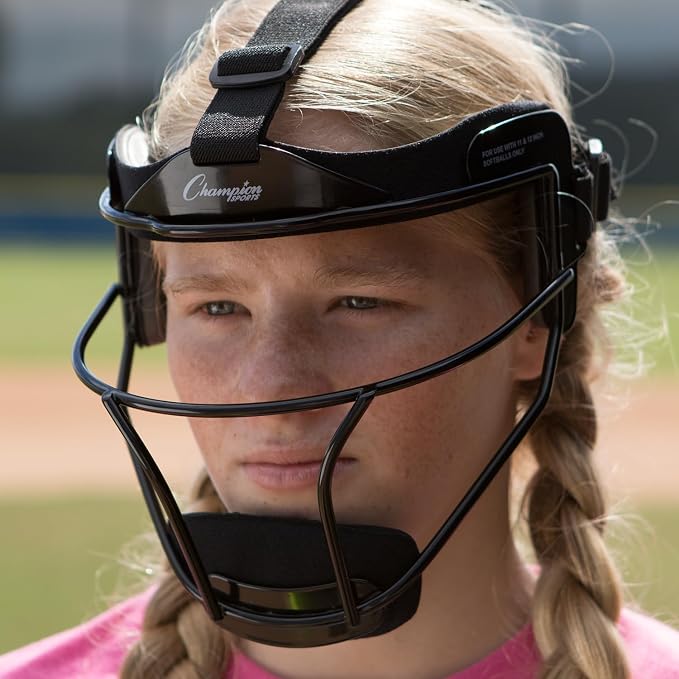 Champion Sports Steel Softball Face Mask – Durable Fielder’s Mask - Image 8
