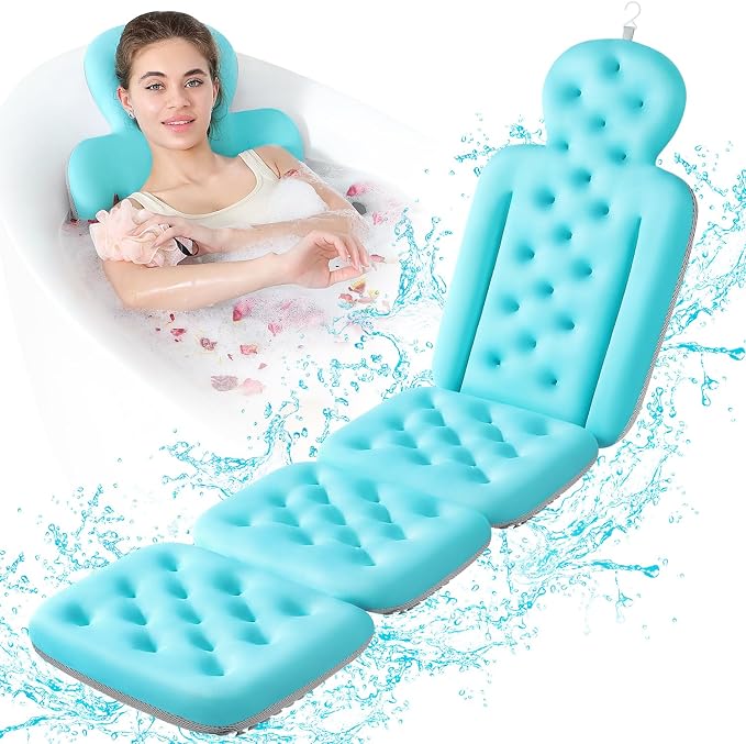 Luxury Bath Cushion, Full Body Bathtub Pillow by VEILS
