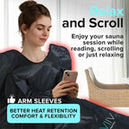 Portable Sauna Blanket with Arm Sleeves - Image 2