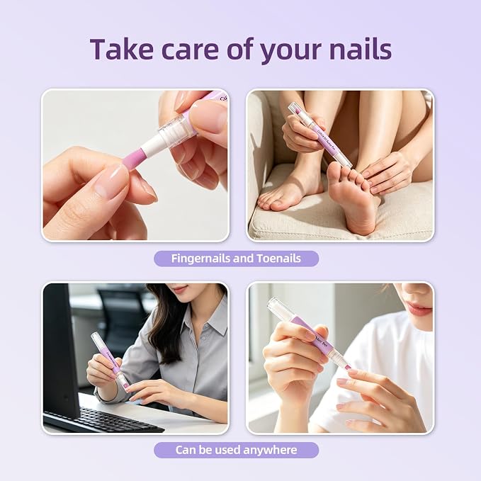 2-in-1 Cuticle Oil Pusher Pen, 2026 New Ceramic Cuticle Pusher & Oil Pen - Image 4