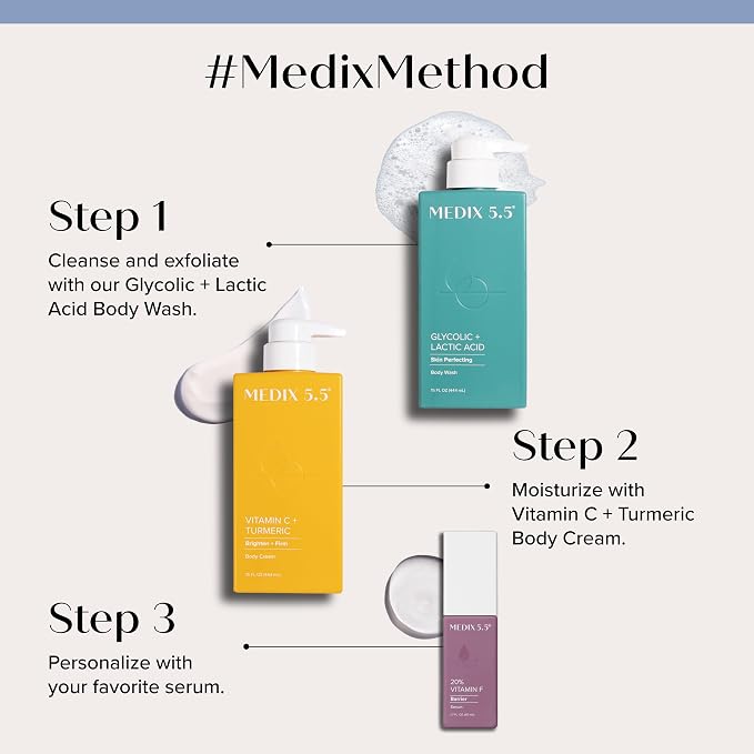Medix 5.5 Vitamin C Cream Body Lotion & Face Moisturizer | Anti Aging Vitamin C - Image 7