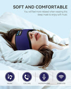 MUSICOZY Sleep Headphones Bluetooth 5.4 Headband Breathable Sleeping Headphones - Image 2