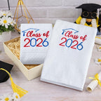 MASHAN Class of 2026 Graduation Hand Towels 3 Pack, 100% Cotton Soft Absorbent - Image 5