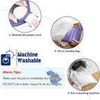 Electric Heating pad with 6 Heat Settings, Auto Shut Off, Dry Electric Heating - Image 4
