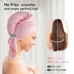2 Packs Large Microfiber Hair Towel Wrap - Image 4