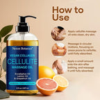 Anti-Cellulite Massage Oil for Massage Therapy 8 fl oz - Image 3
