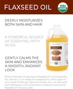 velona USDA Certified Organic Flaxseed Oil - Image 2