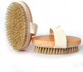 2 Pcs Dry Brushing Body Brush, Natural Bristle Exfoliating Body Scrubbers by LONGCO