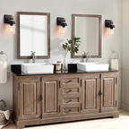 1-Light Rustic Wall Sconces Farmhouse Bathroom Light Fixtures Over Mirror - Image 5