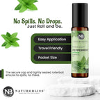NaturoBliss Peppermint Essential Oil Roll-On, 10 ml - Image 6