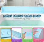 Bathtub Splash Guard for tub Kids& Bath Shelf for Kids – Toddler Bath Tray - Image 3