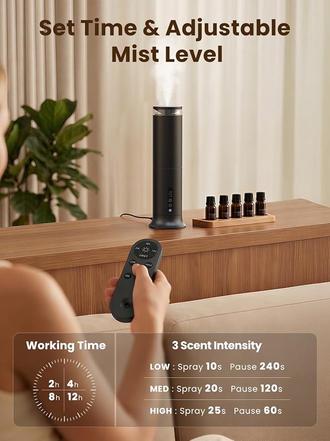 XEITIN Waterless Diffuser with 5 Hotel-inspried Scent Oil - Image 5