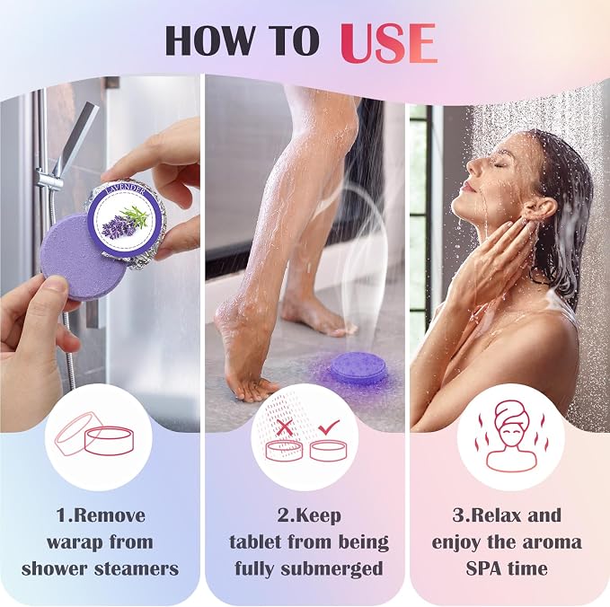 Qivatex Shower Steamers Aromatherapy, Mothers Day Gifts - Image 7