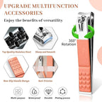 Manicure Set Nail Clipper Set Men Women 12 in 1 Nail Care Kit - Image 6