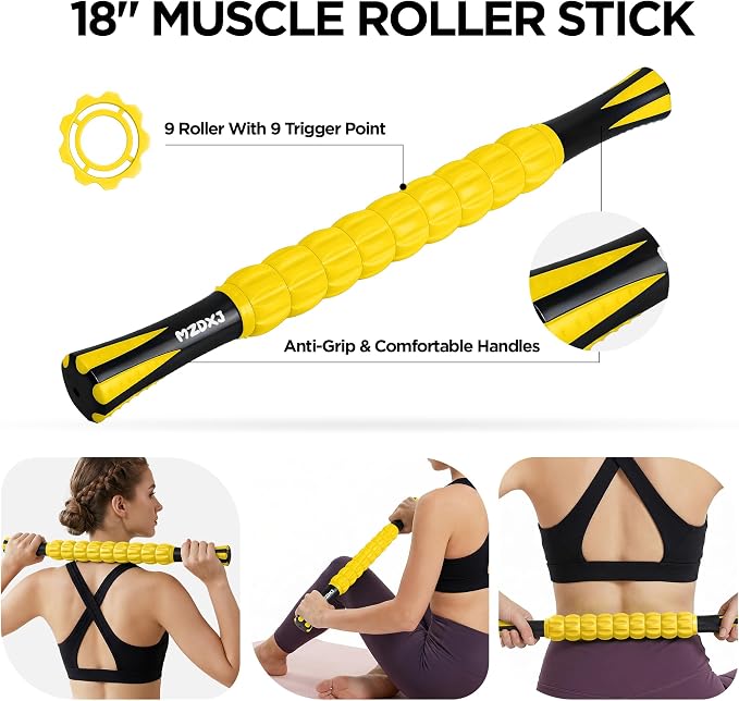 Muscle Roller & Massage Roller Stick - Image 2