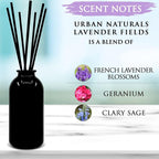 Urban Naturals Lavender Fields Oil Essential Oil Reed Diffuser Set - Image 2