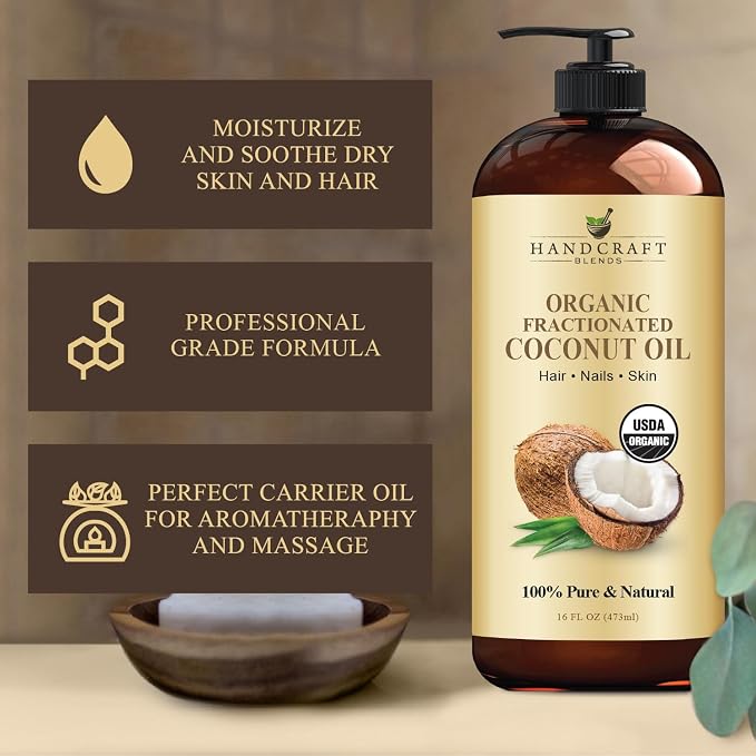 Handcraft Blends Organic Fractionated Coconut Oil | 100% Pure and Natural | - Image 6