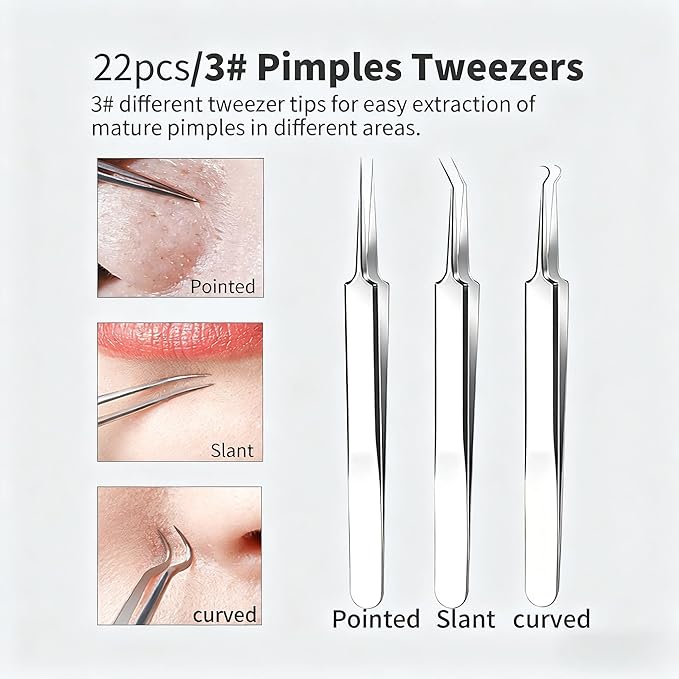 22 Pcs Pimple Popper Tool - Image 4