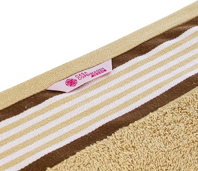 CASA COPENHAGEN He & She 2Pcs 100% Egyptian Cotton Large Designer Bathsheet - Image 6