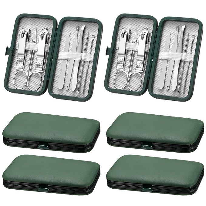 Hanaive 6 Set Manicure Set 48 Pcs Nail Clippers Pedicure Kit Gift by Hanaive