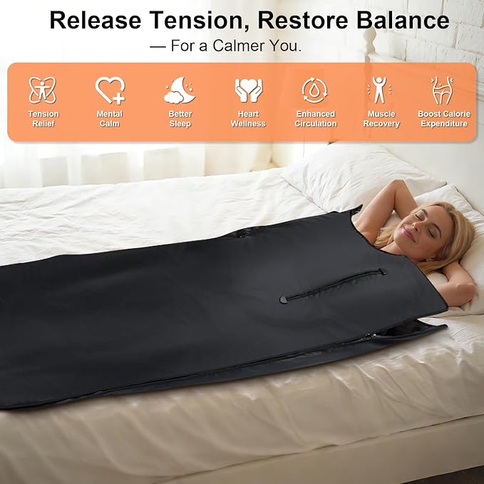 GENERAL ARMOR Dual-Zone Far-Infrared Sauna Blanket - Image 3
