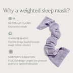 Nodpod Gentle Pressure Sleep Mask | Patented Light Blocking Design - Image 3