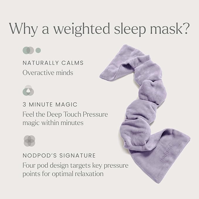 Nodpod Gentle Pressure Sleep Mask | Patented Light Blocking Design - Image 3
