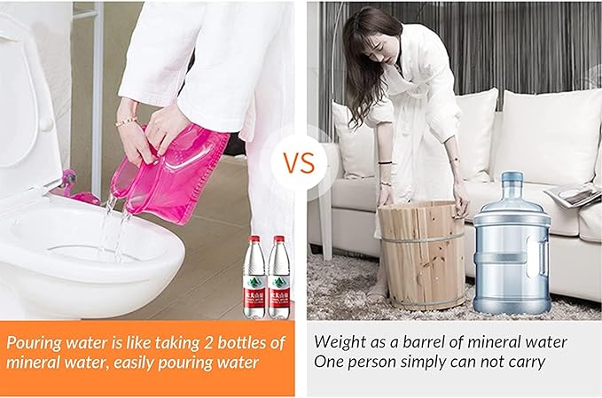 WMHYLYH Movable Foot Soaker, Portable Feet Soaking Tub Massage Foot Bath Shoes - Image 4