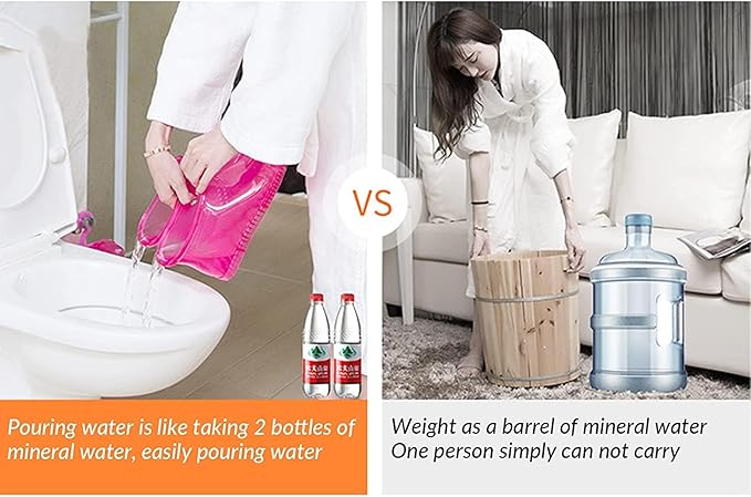 WMHYLYH Movable Foot Soaker, Portable Feet Soaking Tub Massage Foot Bath Shoes - Image 3