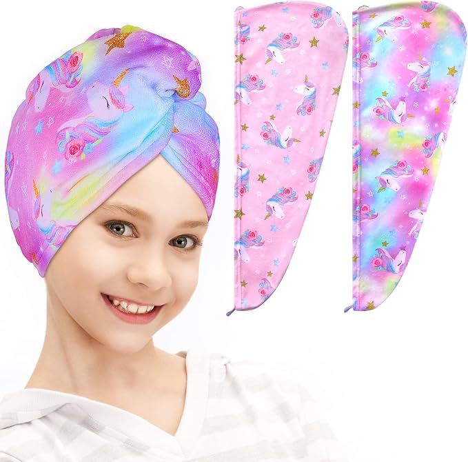 FIOBEE Microfiber Hair Towel Wrap by FIOBEE