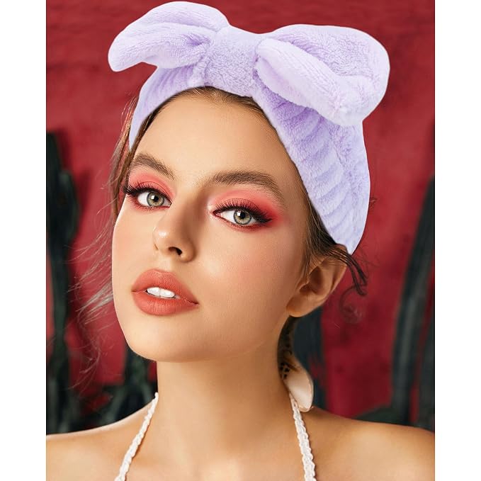 VELSCRUN Spa Headbands for Wash Face, Makeup Headband, Facial Skincare Headbands - Image 8