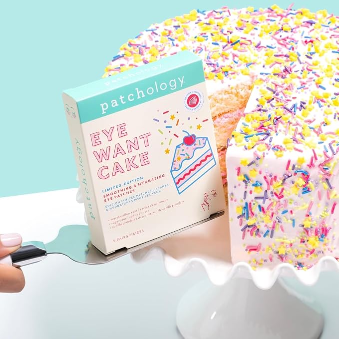Patchology Eye Want Cake Hydrating & Smoothing Eye Patches – Under Eye Masks - Image 2