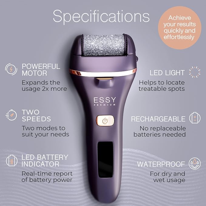 Essy Electric Foot File Hard Skin Remover - Image 4