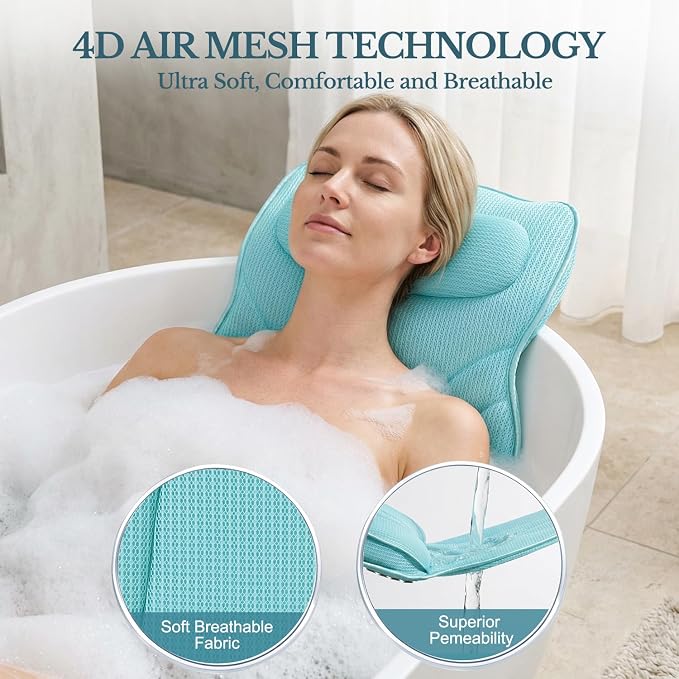 Extra Long Thick Full Body Bath Pillow - Image 2