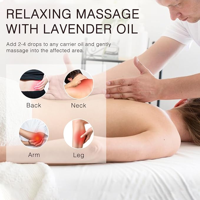Lavender Essential Oil, Pure & Natural Lavender Oil 100ML, Premium Grade - Image 5