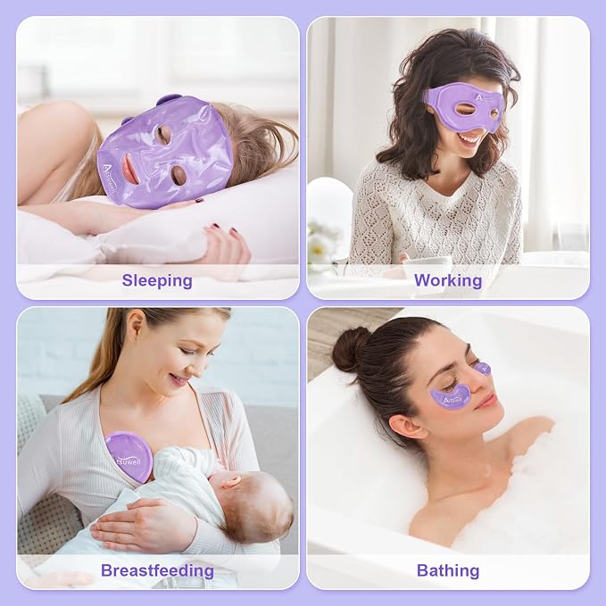 Atsuwell Cooling Ice Face Eye Mask Set - Image 6