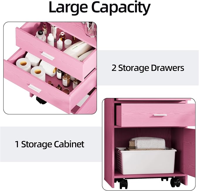 4ever2buy Salon Station for Hair Stylist, Salon Trolley Cart - Image 4