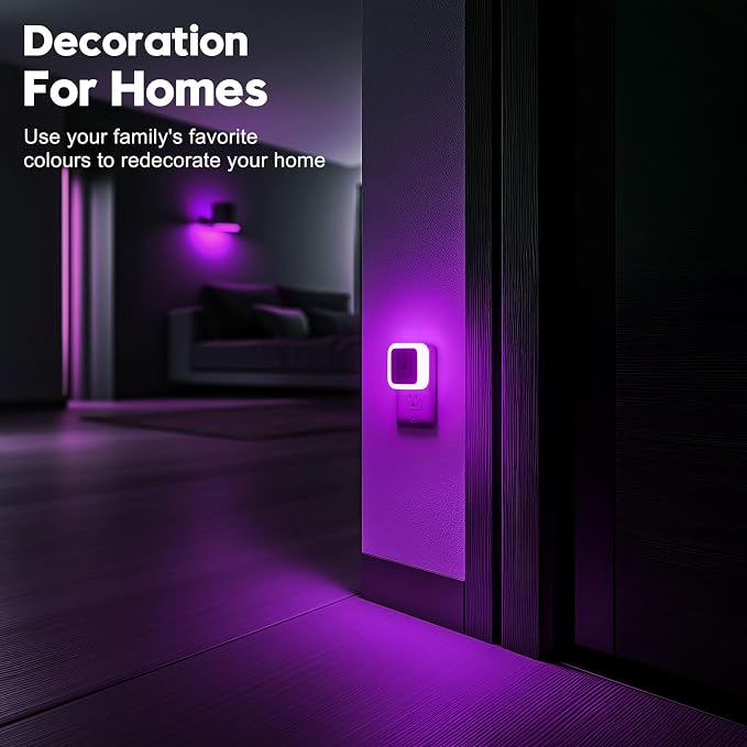 Sujeet Night Light, Night Lights Plug into Wall 4-Pack, Dusk to Dawn Night Lamp - Image 4