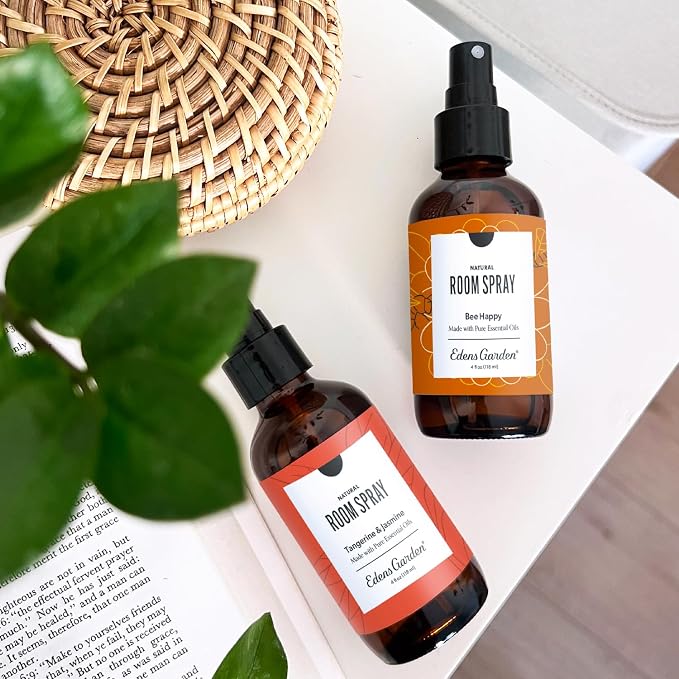 Edens Garden Tangerine Jasmine Aromatherapy Room Spray, All Natural & Made - Image 3