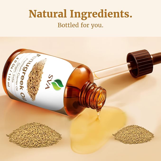 SVA Fenugreek Oil 4oz Premium Carrier Oil - Image 8
