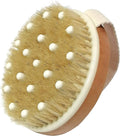 Dry Body Brush, Natural Bristle Bath Brush, Lymphatic Drainage, Stimulate Blood by HUAYINGMEI